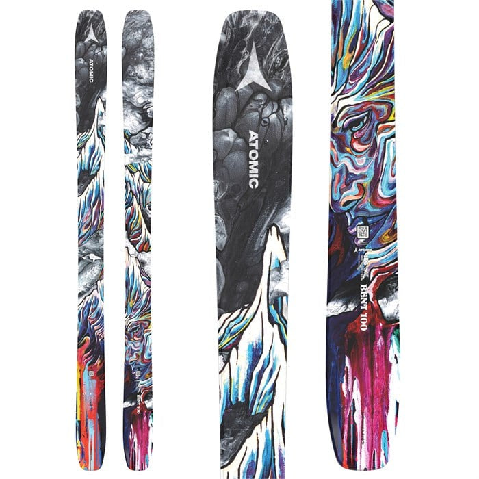 スノーボード　atomic atomic-bent-100-skis-